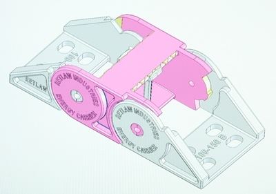 Plastic Component CAD Drawing